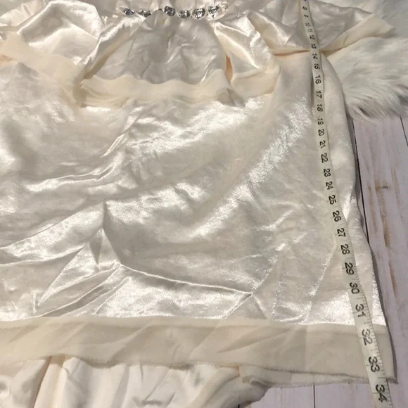 Isabel Toledo Ivory Peplum Dress size 16 NWT - Picture 7 of 12